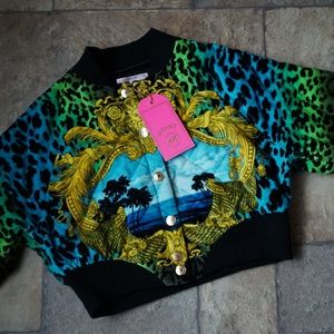 Versace for H&M Rare Cropped Bomber Jacket